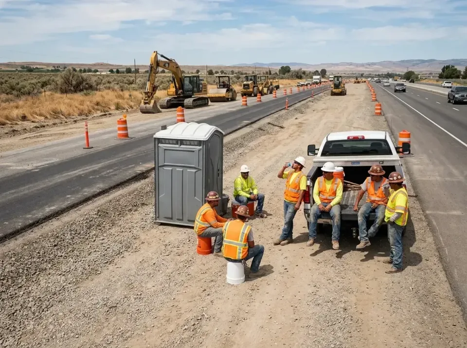 highway-road-construction-crew-007 — frequently asked questions, Porta Potty and Restroom Rentals in Monett, MO